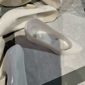 White Ceramic High Heel Shoe Decorative craft